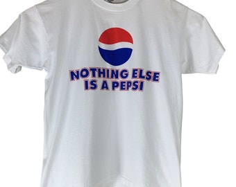 Vintage Size XL T Shirt Nothing Else Is A Pepsi Single Stitch Graphic USA Made