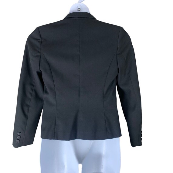 Vintage Blazer Size 9/10 Pockets Black Shoulder P… - image 2