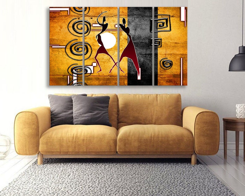 African Wall Art African Canvas Print African Decor African Etsy