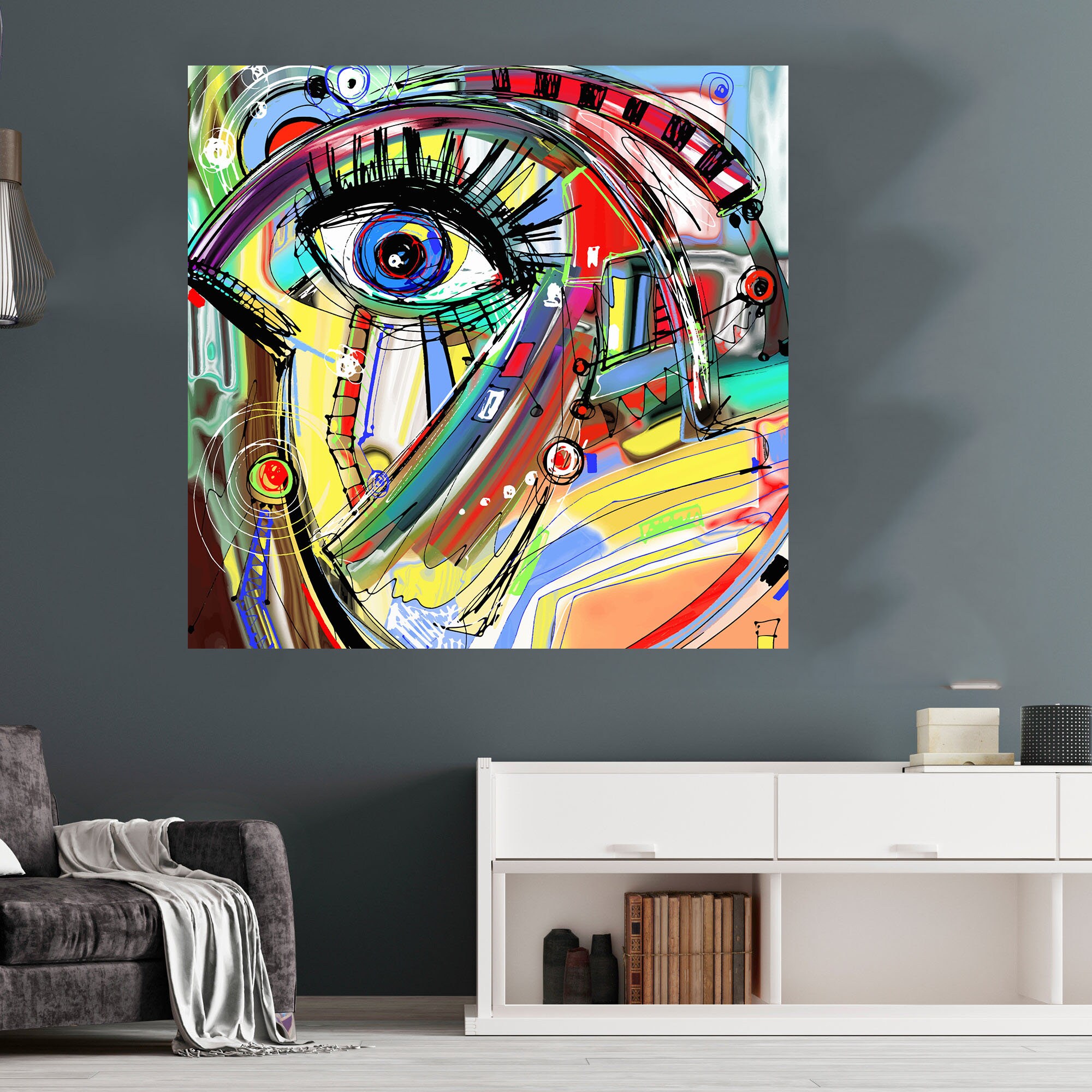 Canvas wall decor for living room African gift African decor | Etsy