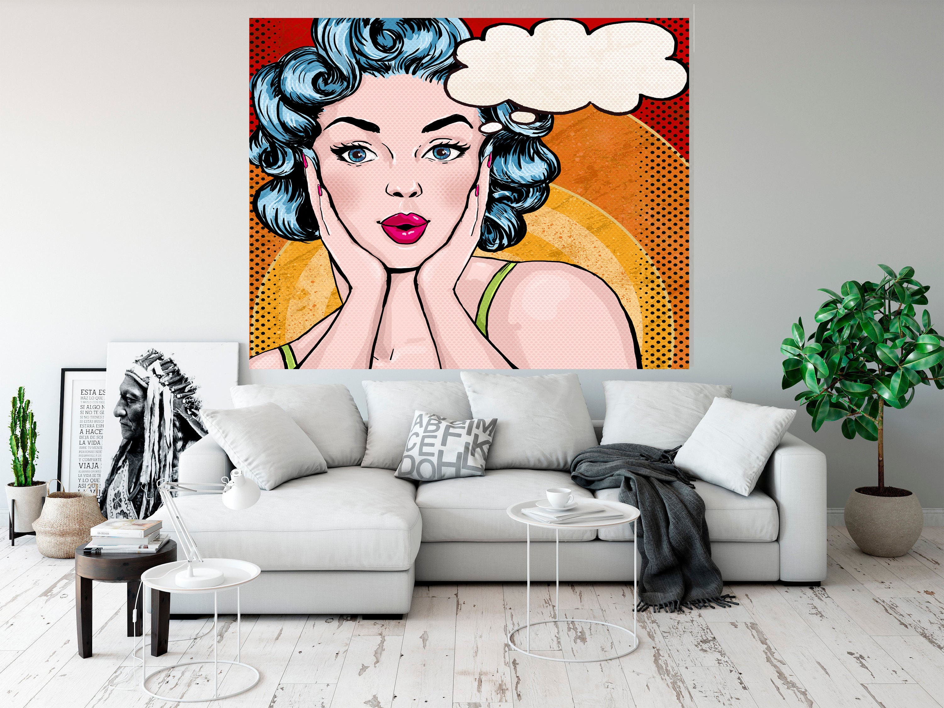 Pop art print kitchen wall decor now available on paper OR Etsy