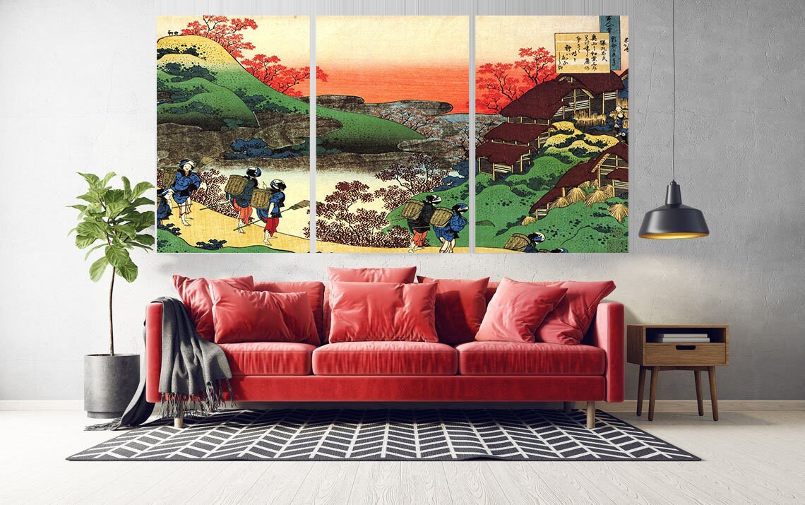 Japan Home Decor Asian Japanese Wall Art mountain Print | Etsy