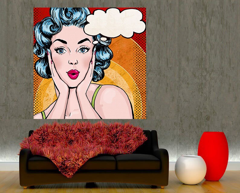 Pop art print kitchen wall decor now available on paper OR | Etsy