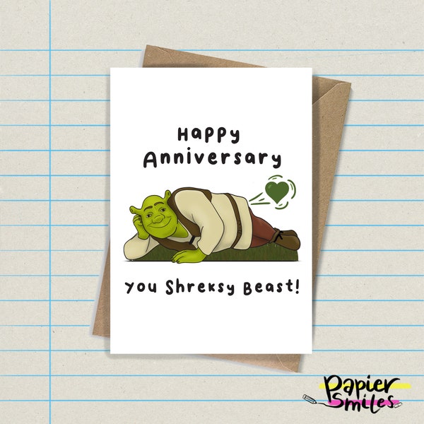 Shrek Valentines Day Cards - Etsy