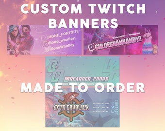 Custom Twitch Banner Etsy