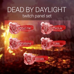 Phasmphobia Themed Twitch Panels Custom Twitch Panels Etsy