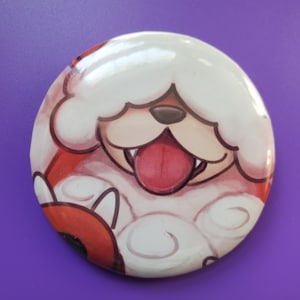 Hisui Growlithe 2.25&quot; Button