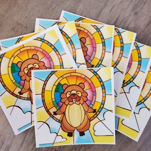 Bidoof, Our Lord and Savior 2.5&quot; stickers