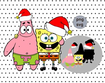 Download Spongebob Christmas Pj Set Size 12 Etsy