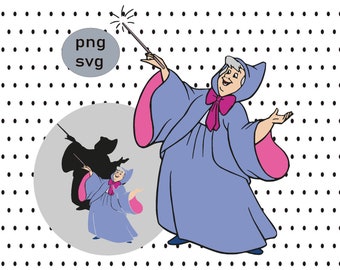 Free Free 215 Cinderella Fairy Godmother Svg SVG PNG EPS DXF File