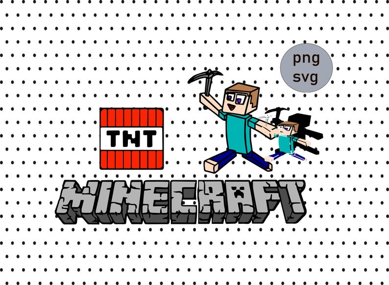 Download Minecraft svg minecraft png minecraft tnt svg | Etsy