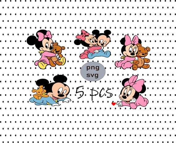 Layered Baby Mickey Mouse And Friends Svg Minnie Mouse Svg Etsy