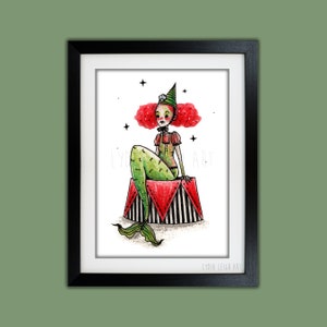 Carnival Mermaid Art Print