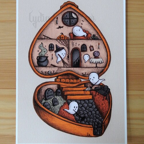 Spooky Polly Pocket Art Print