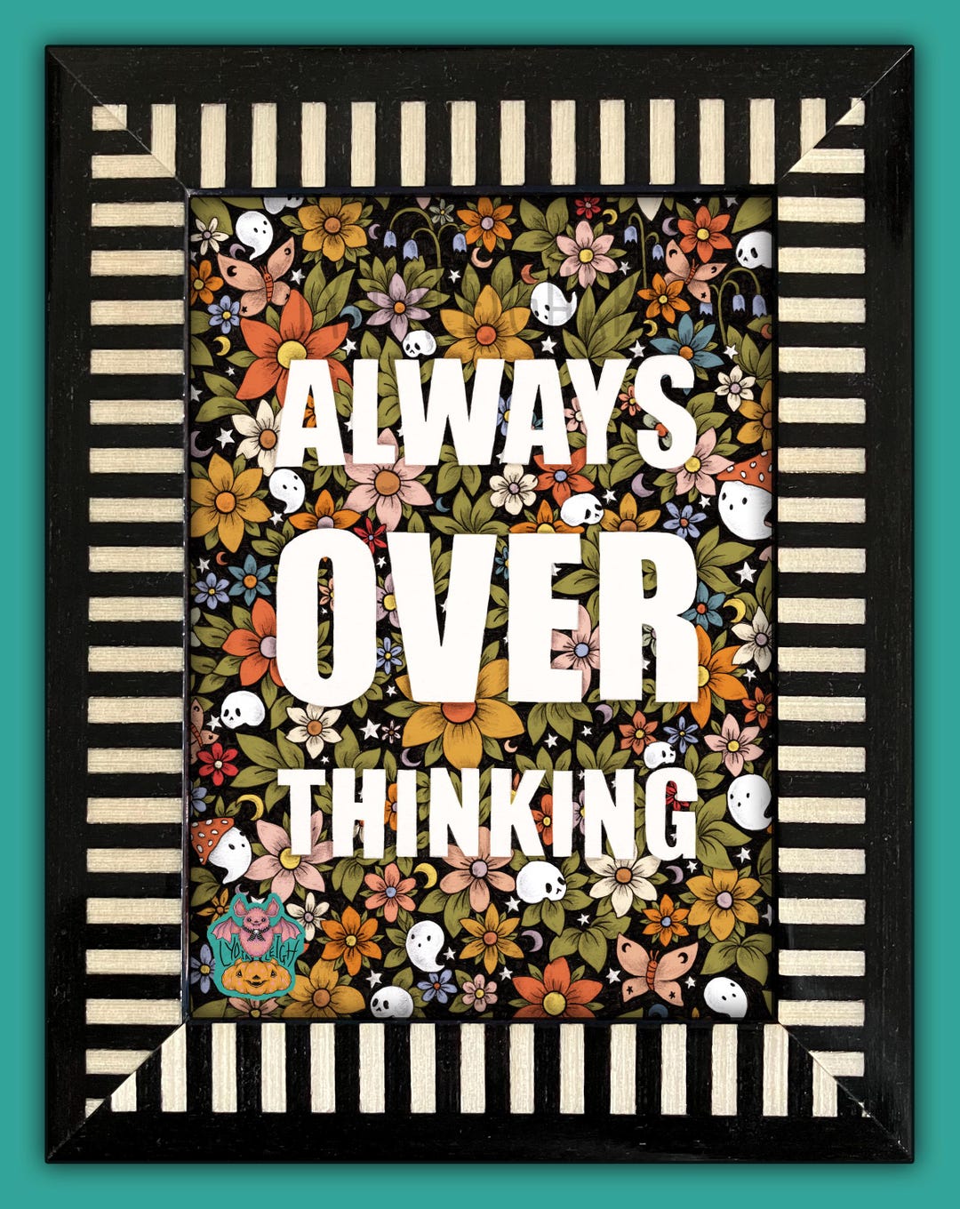 Always Overthinking Art Print - Etsy