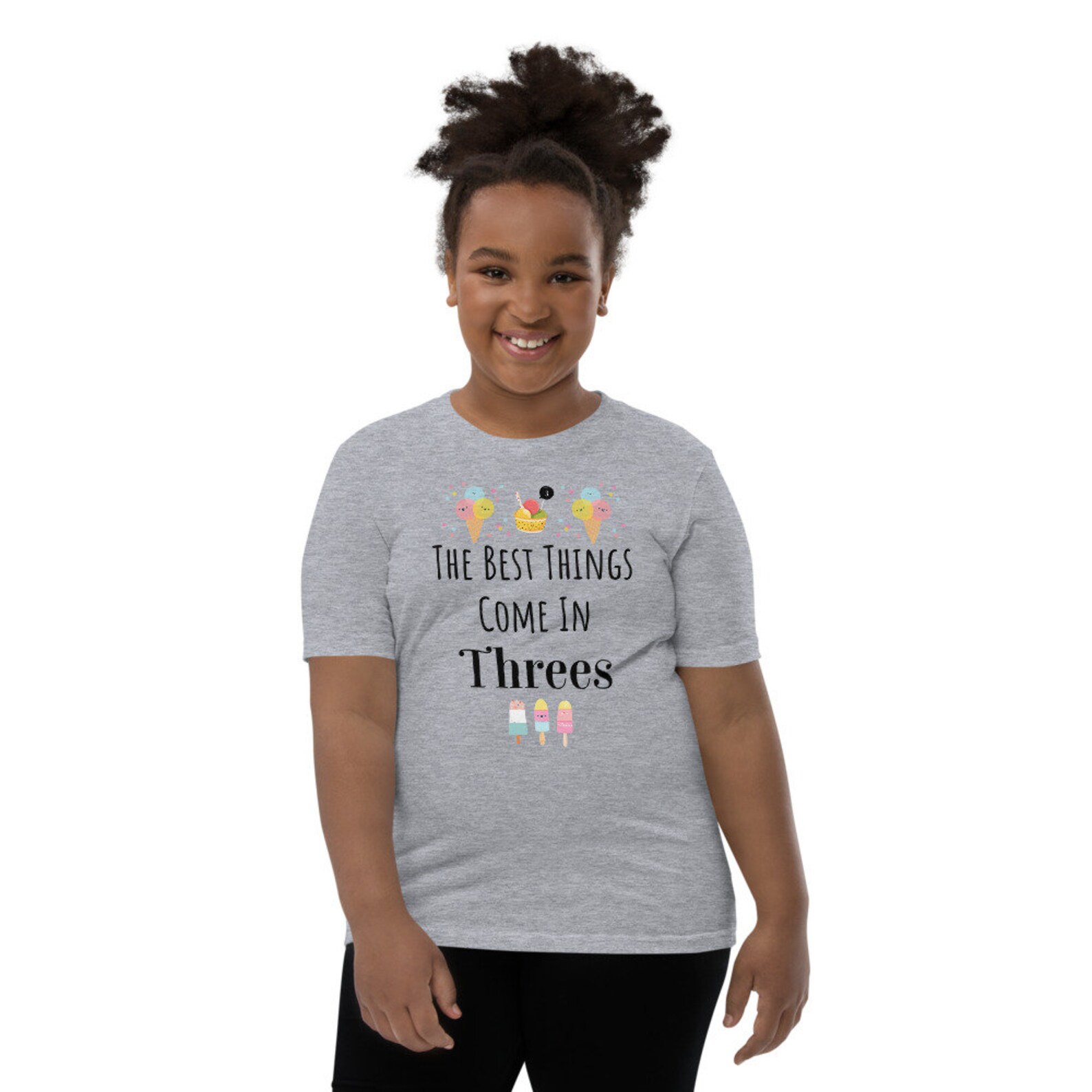 good things come in threes shirt