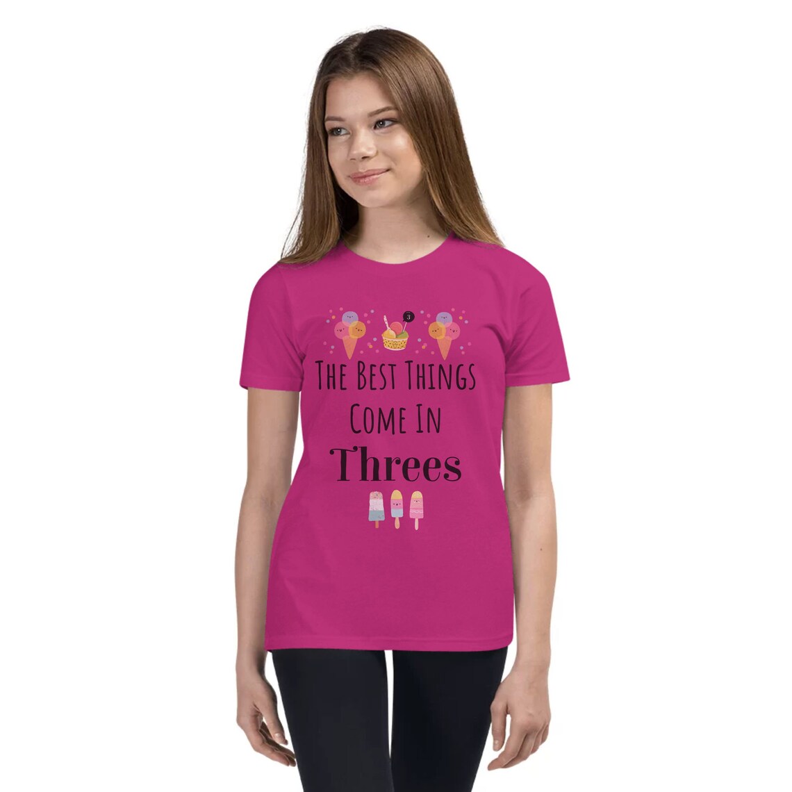 good things come in threes shirt