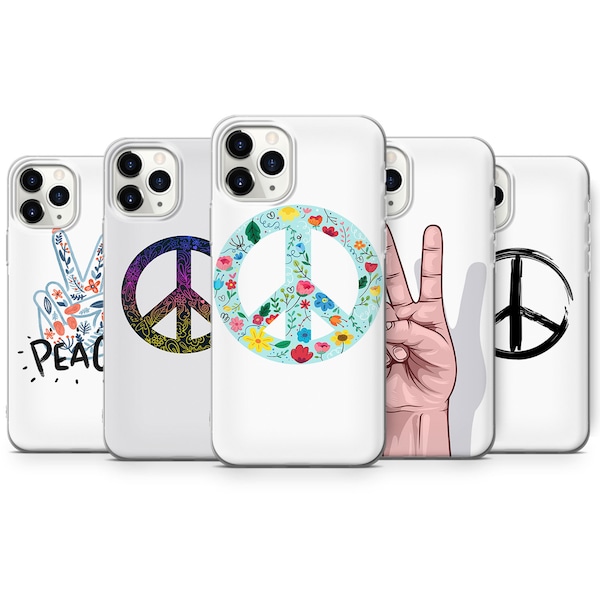 Symbole de paix mondiale, signe de paix, enseigne V coque de téléphone convient pour iphone 7 8 11 pro xr samsung s8 s10 s20 huawei p20 p30 pro P10