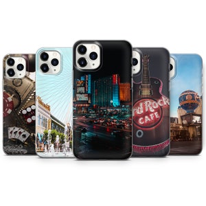 Las Vegas, Nevada, jeu vrai photo coque de téléphone couvercle convient pour iphone 7 8 11 pro xr samsung s8 s10 s20 huawei p20 p30 pro L6