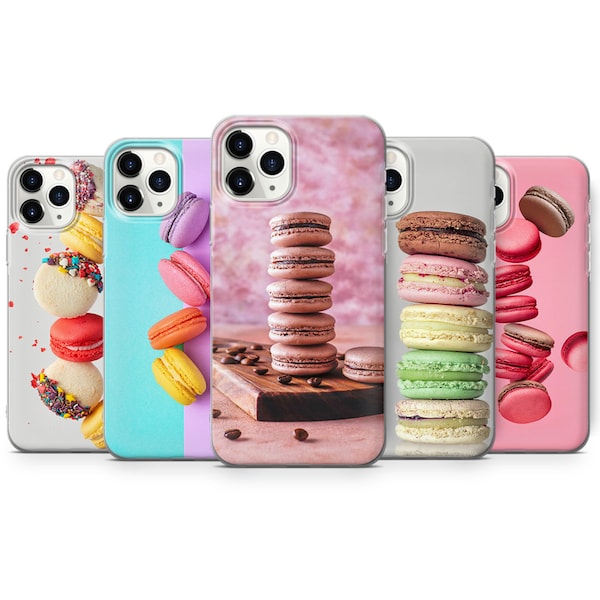 Macarons, macaron coloré français, véritable coque de téléphone photo convient pour iphone 7 8 11 pro xr samsung s8 s10 s20 huawei p20 p30 pro M3