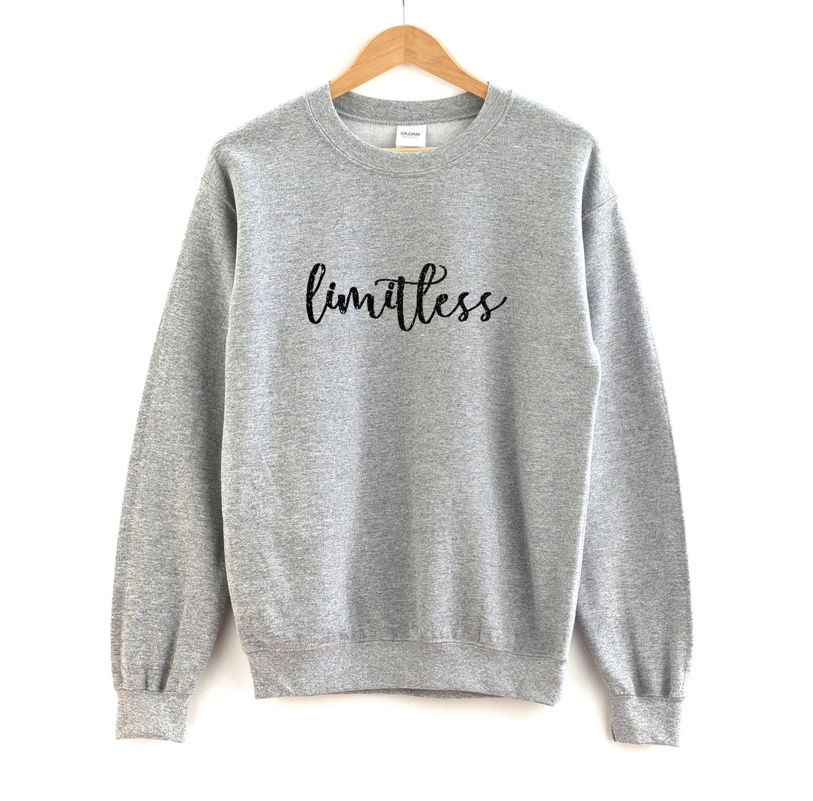grey comfy sweatshirt