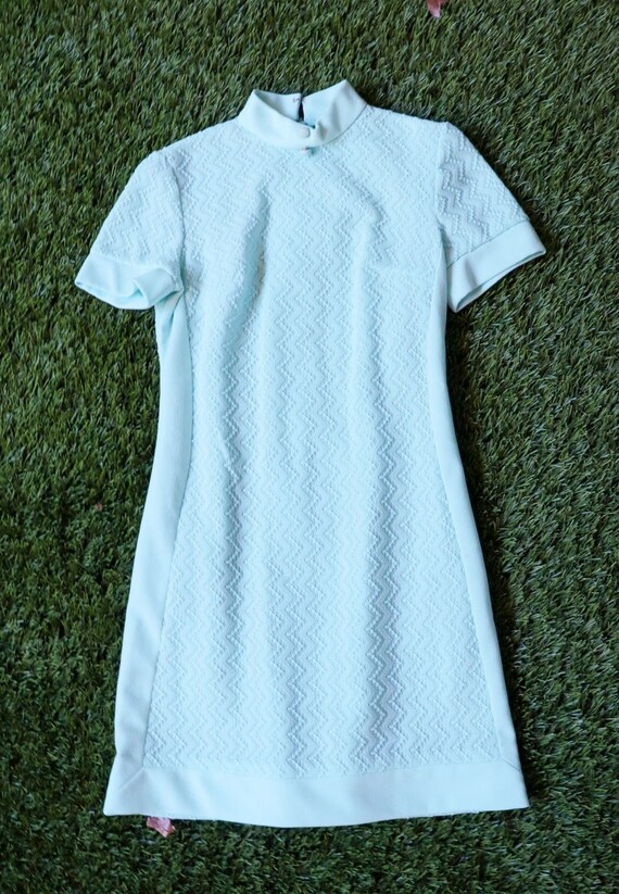 60s Gay Gibson Mod Knit Dress