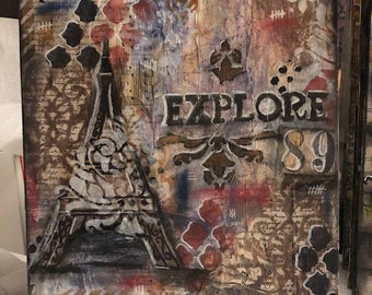 Explore, travel, multi-media art