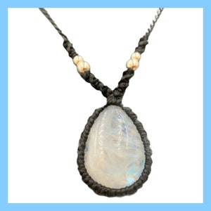 Moonstone necklace, moonstone pendant, rainbow moonstone necklace, moonstone necklace, rainbow moonstone necklace - pendant