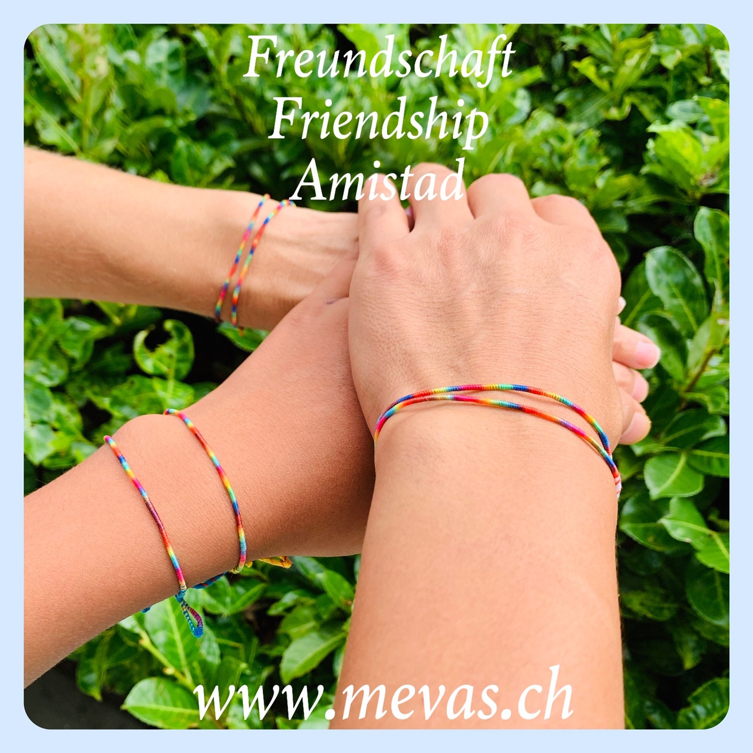 Lucky Bracelets 6 Pieces = 19 FR., Friendship Bracelets