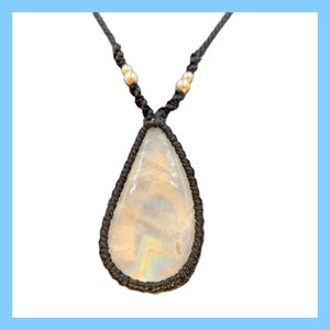 Moonstone necklace, moonstone necklace, moonstone pendant, rainbow moonstone necklace, rainbow moonstone necklace, moonstone jewelry
