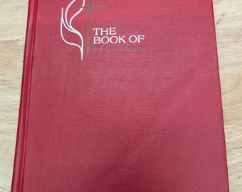 The book of hymns 1966 vintage hymnal junk journal prayer journal Bible journal Christian Ephemera