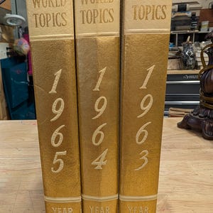 World Book Encyclopedia Yearbooks - Etsy