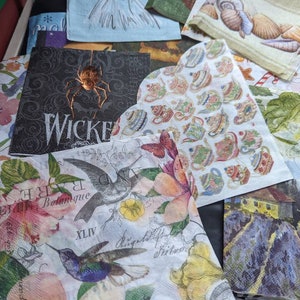 20 Decoupage Collage Paper Napkin Assortment