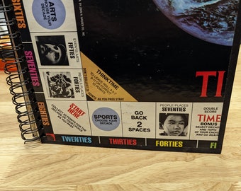 Game board junk Journal time magazine game Junk Journal