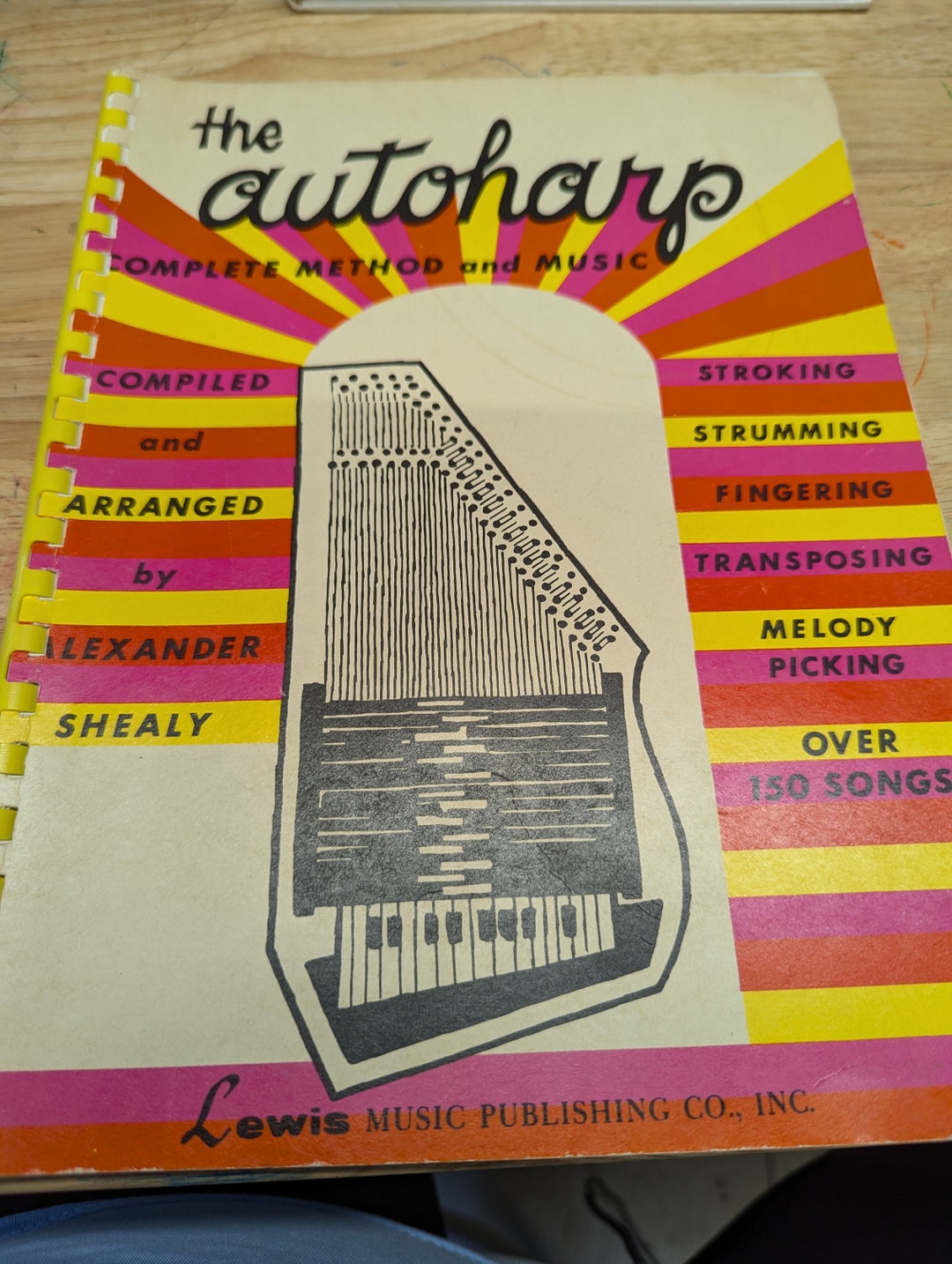 The Autoharp Complete Method and Music 1970 Lewis Music Publishing - Etsy