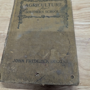 Landwirtschaft für Südschulen 1908, botanisches Journal, Junk Journal, Junk Journal Cover