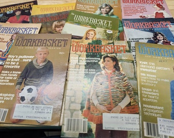 Vintage Workbasket magazines craft magazines 1960s 1970s 1980s. Lot of 5 Magazines