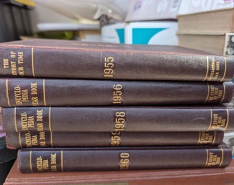 1950s Encyclopedia Yearbook The Story of Our Time - Choose your Year