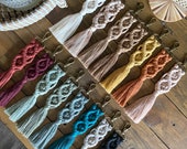 Small Macrame Keychain Small Boho Keychain Macrame Keychain Keychain Gifts under 5