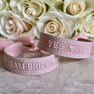 TEAM BRIDE Bridesmaids and Maids of Honor Bracelet made of image 3