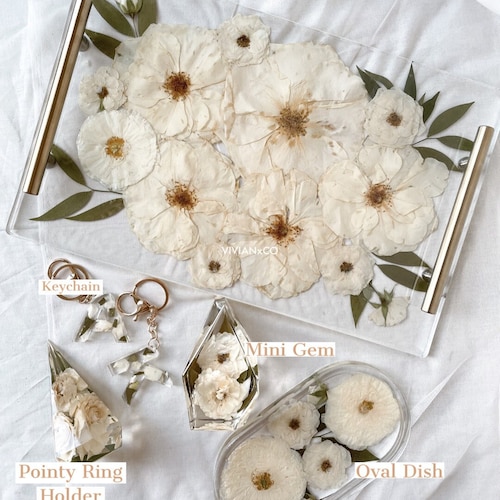 Préservation florale de mariage | Préservation des fleurs | Préservation du bouquet de la mariée | Plateau floral en résine | Cadeau de mariée | Cadeau de mariage pour la mariée