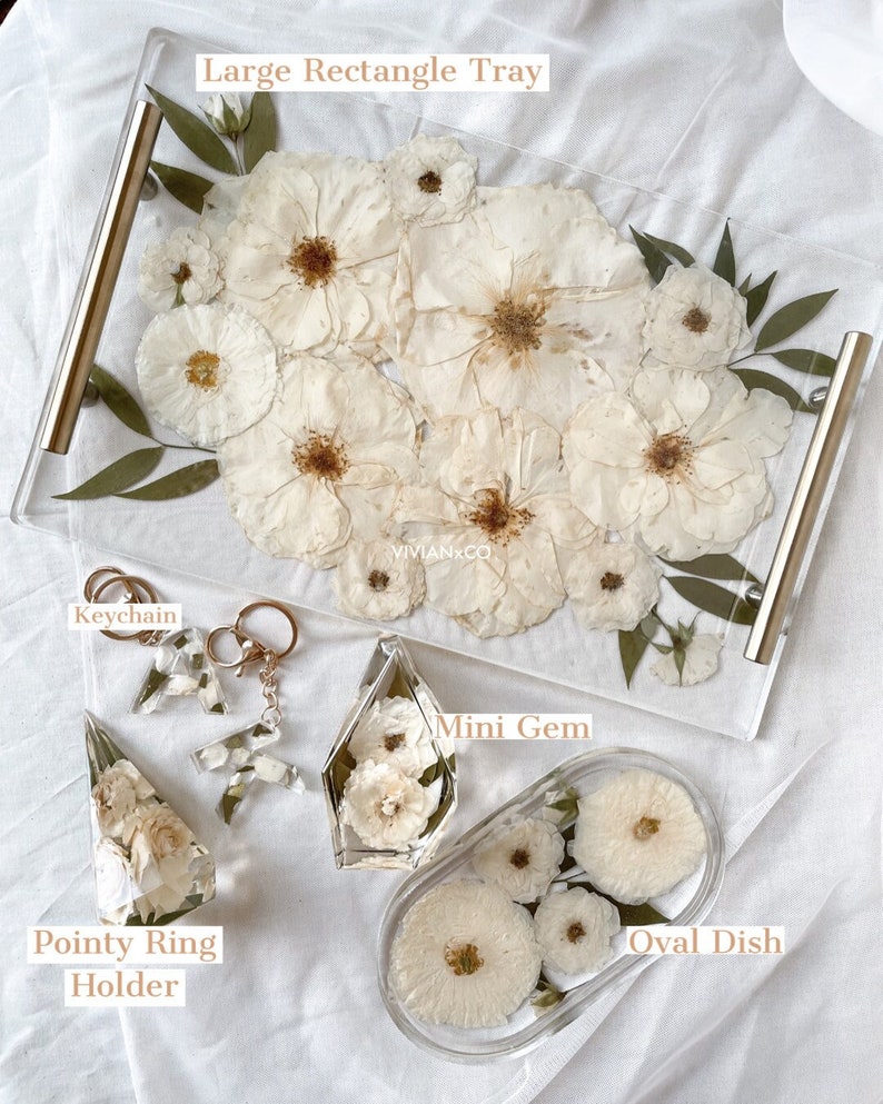 Wedding Floral Preservation | Flower Preservation | Bridal Bouquet Preservation | Resin Floral Tray | Bridal Gift | Wedding Gift for Bride