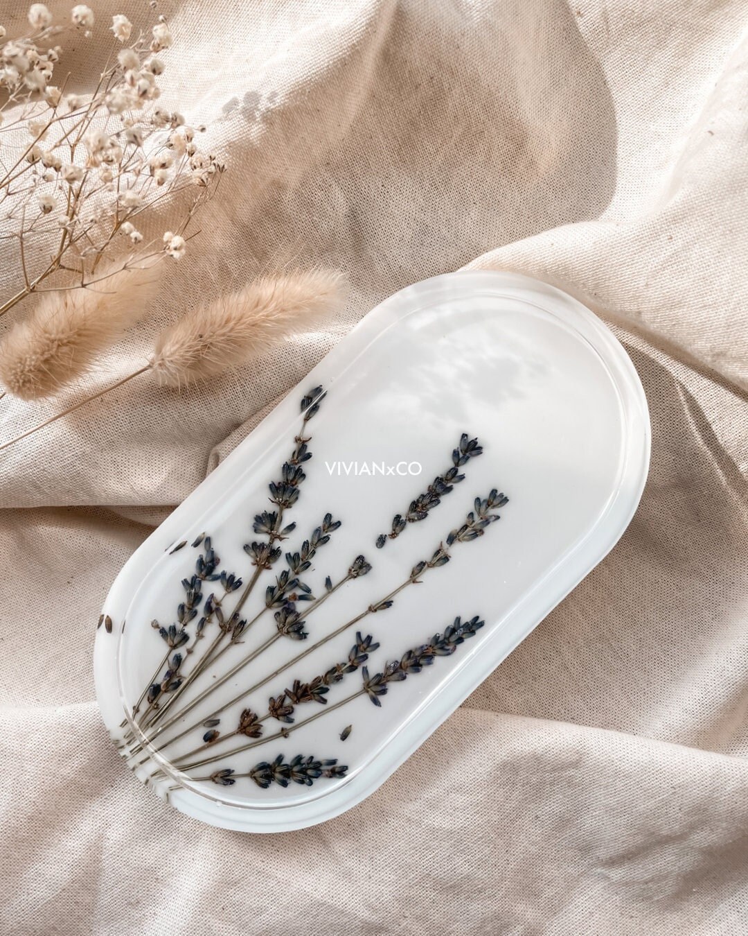 Lavender Jewelry Dish Lavender Dish Minimalistic Decor Soap Dish ...