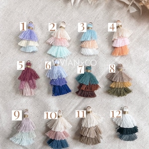 Lavender Keychain with Tassel Floral Keychain Letter Keychain Customizable Key Chain Bridesmaid Gift Bridesmaid Proposal image 3