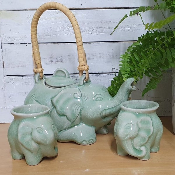 Elephant Teapot Etsy UK