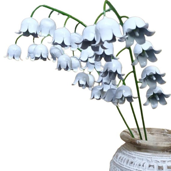 Handcrafted Metal Flowers Lily of the Valley (large). Outdoor