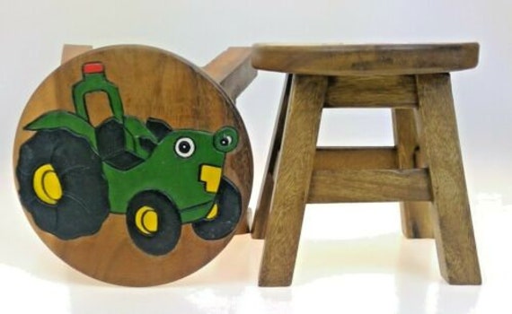 Childrens Wooden Stools Tractors. Wooden Childrens Playroom