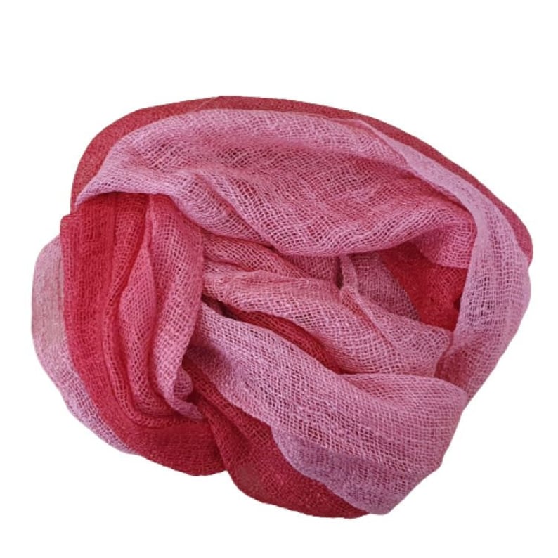 Hand Woven Lightweight Cotton Scarf in Various Colours image 3