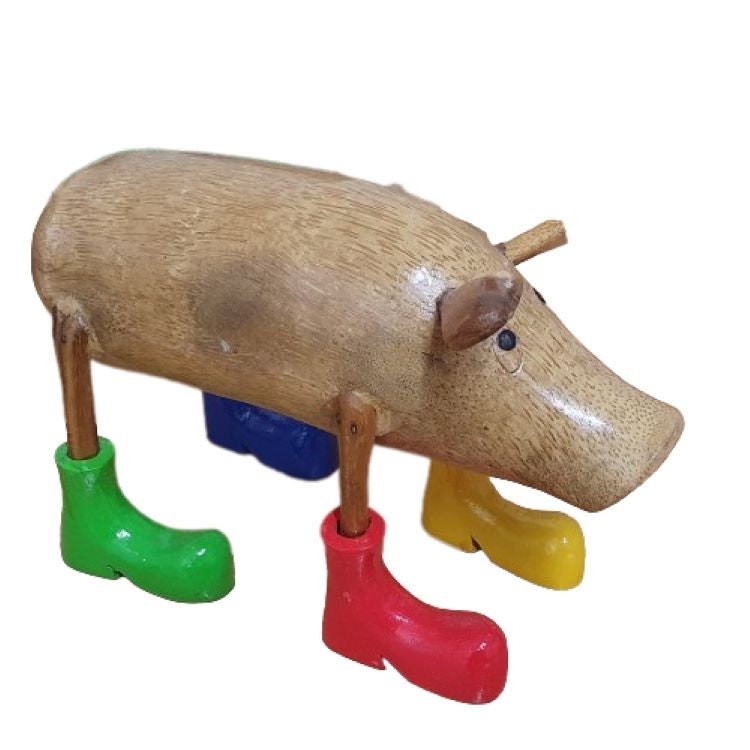 Bamboo Pig in Multi Coloured Wellington Boots Etsy UK