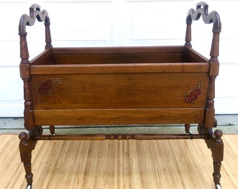 vintage baby cradle